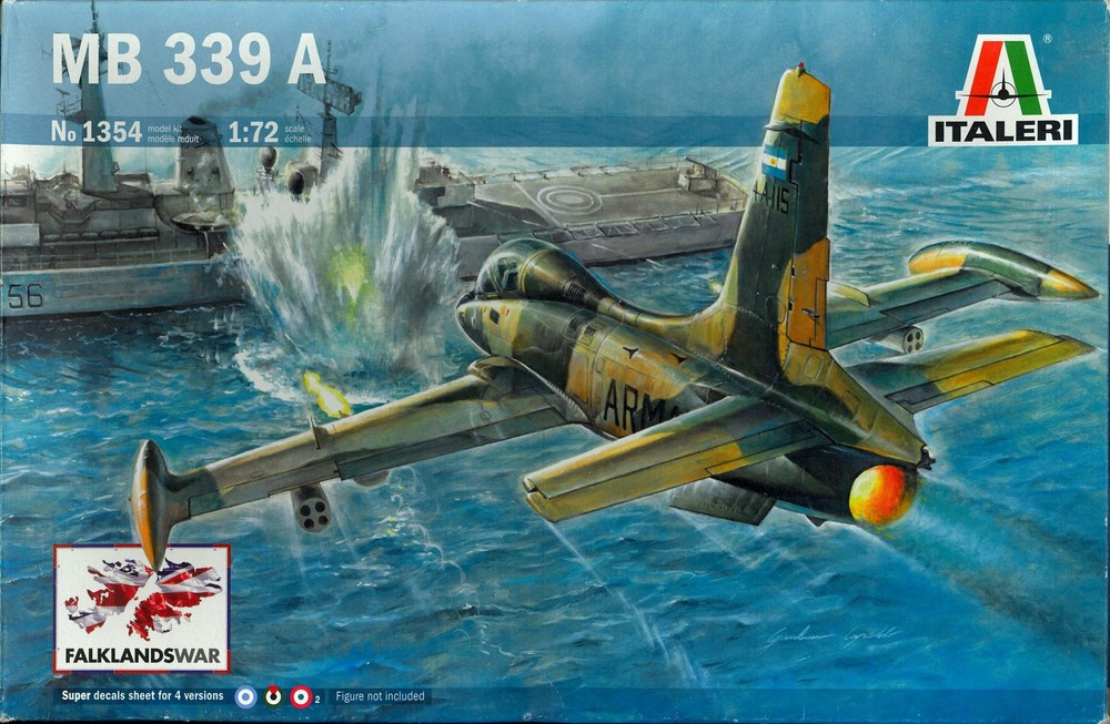 1/72 Italeri Models AERMACCHI MB 339A Italian Attack Jet *MINT*