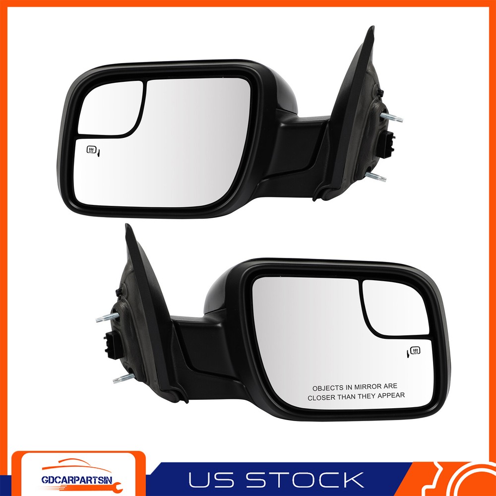 2011-2015 Ford Explorer Heated Power-Folding Puddle Memory Side Mirrors