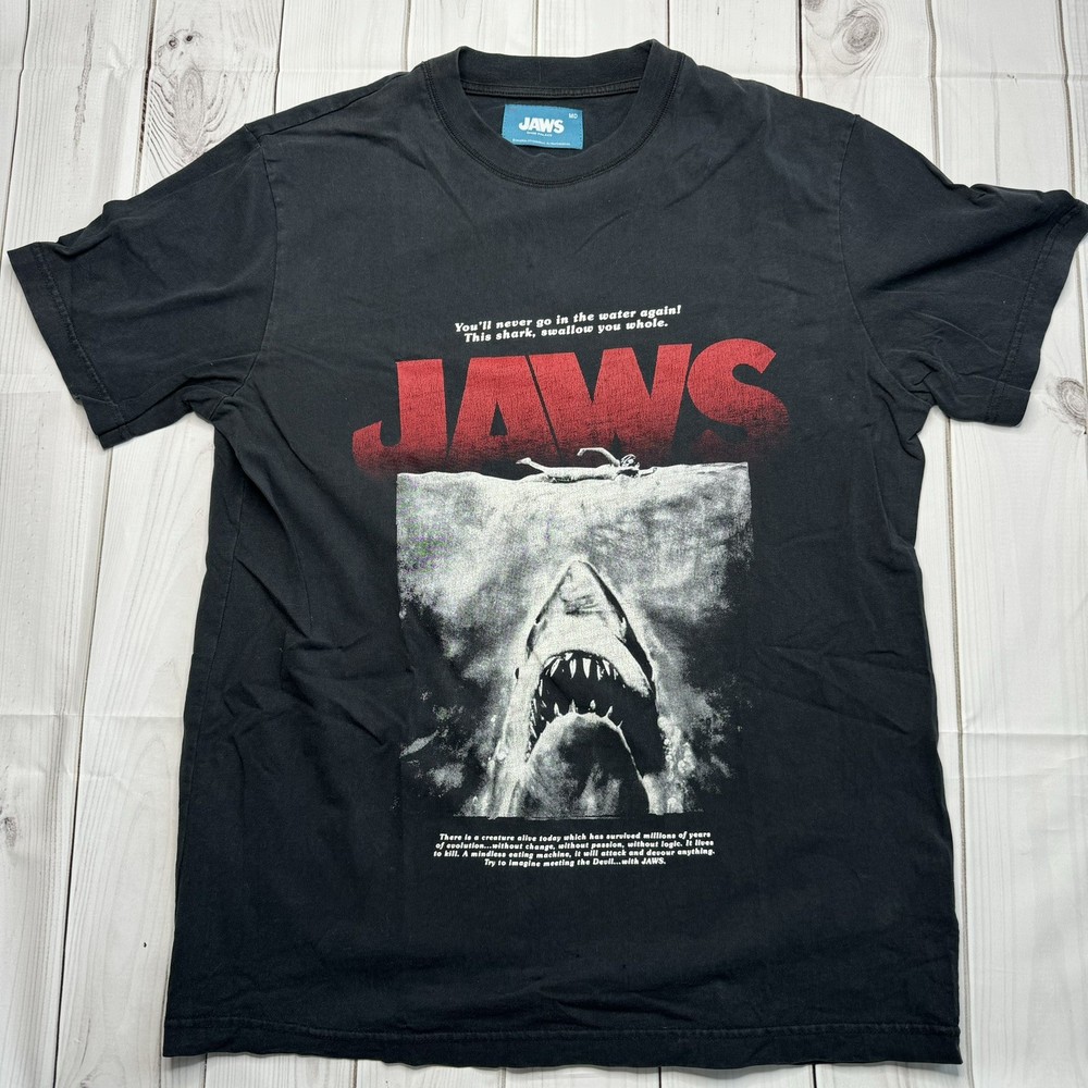 JAWS X Shoe Palace Steven Spielberg Movie T Shirt medium universal studios
