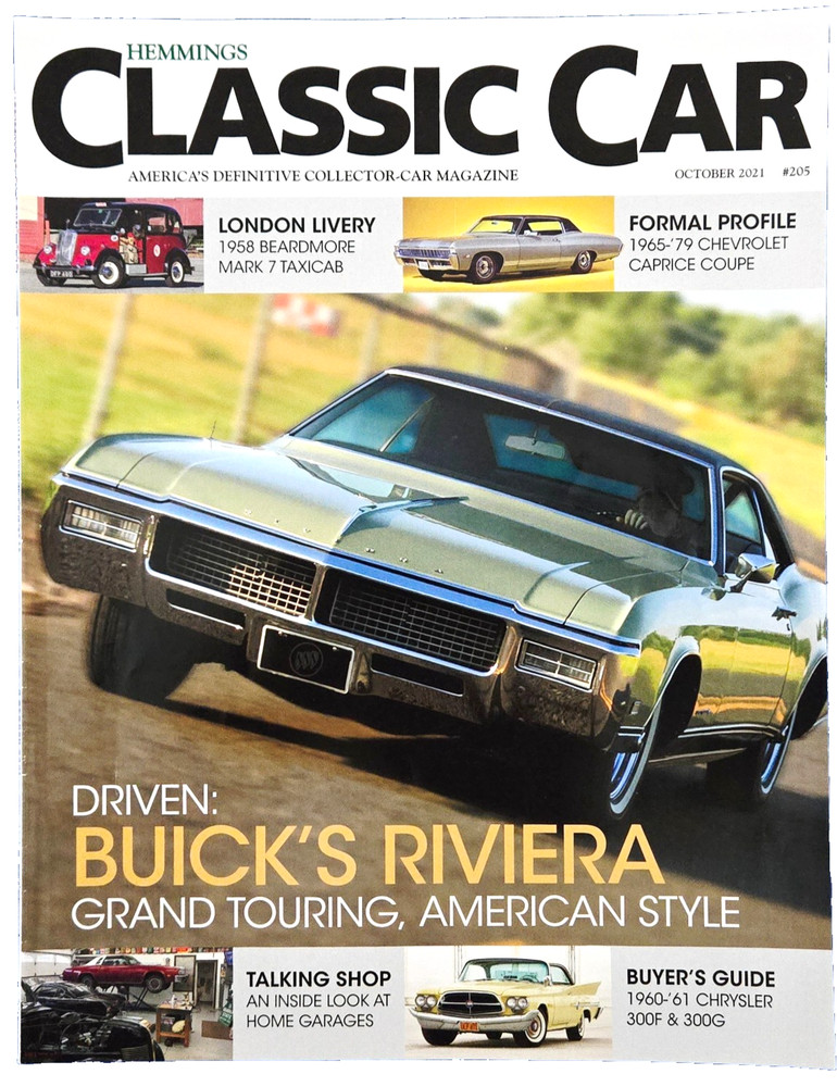 Hemmings Classic Car Magazine Driven Buick's Riviera Grand Touring Oct 2021