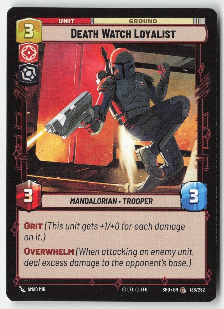 SWU - Death Watch Loyalist SHD 136 Non-Foil