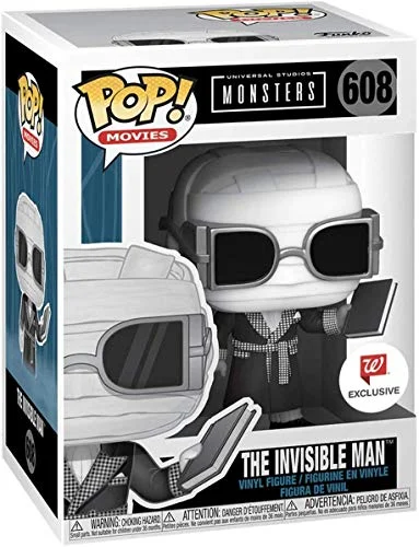 Funko Pop! THE INVISIBLE MAN #608 Walgreens Exclusive New