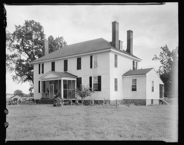 Photo:Lower Weyanoke Charles City County Virginia 1930s Plantation House