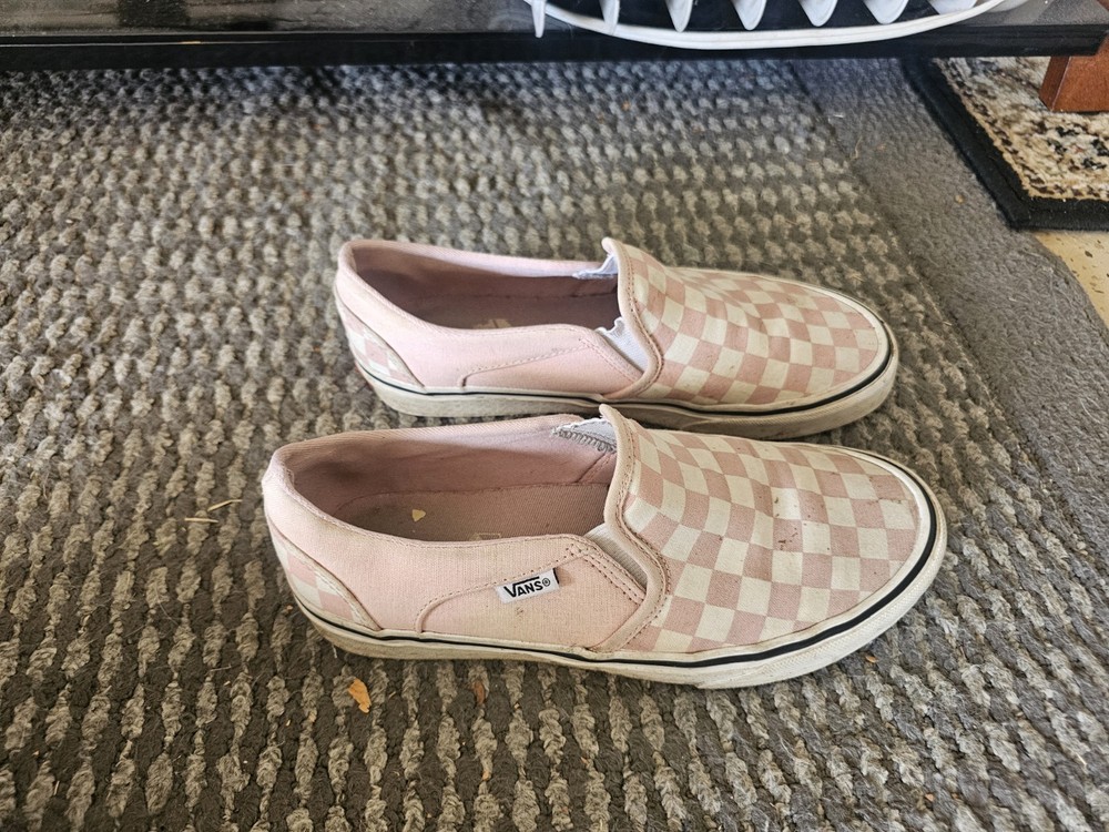 Vans Pink Shoes Size 7.5 Womens