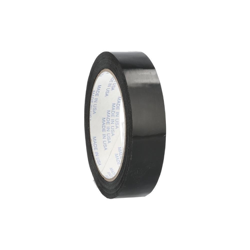24 Rolls Black Tensilized Strapping Tape 3/4