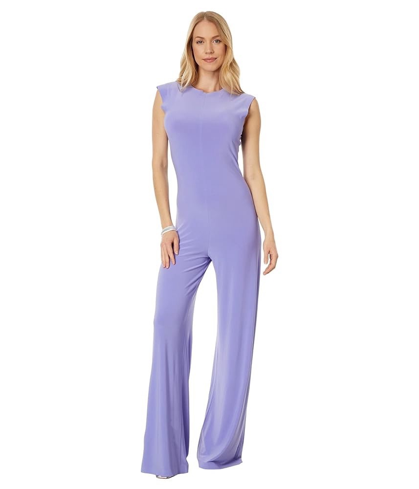 Norma Kamali Sleeveless Jumpsuit Women Size XL Color Lilac NEW!!