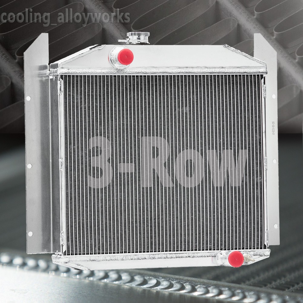 Aluminum 3-Rows Radiator Fit 1949-1952 50 Studebaker Pickup 2R5 2R6 2R10 2R11 MT
