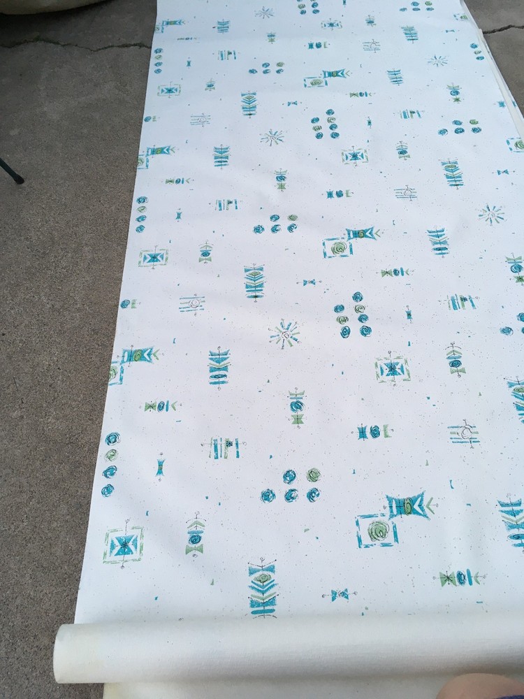 Vintage Sputnik Abstract Graphic Wallpaper Roll + 405D15-image