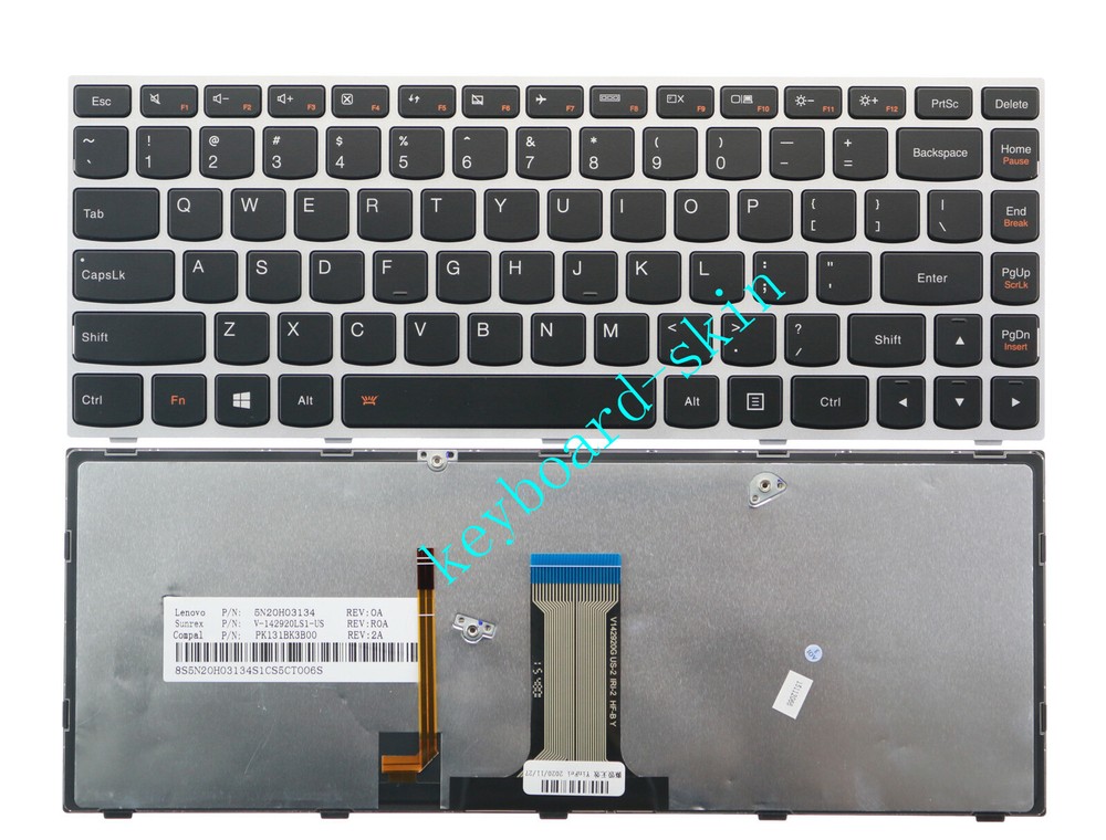 New for Lenovo IdeaPad N40 N40-30 N40-45 N40-70 N40-80 Laptop Keyboard backlit