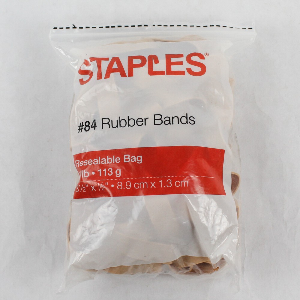 Staples Economy Rubber Bands Size #84 831636