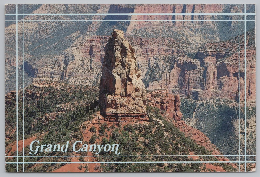 State View~Air View Mount Hayden Grand Canyon Park~Continental Postcard