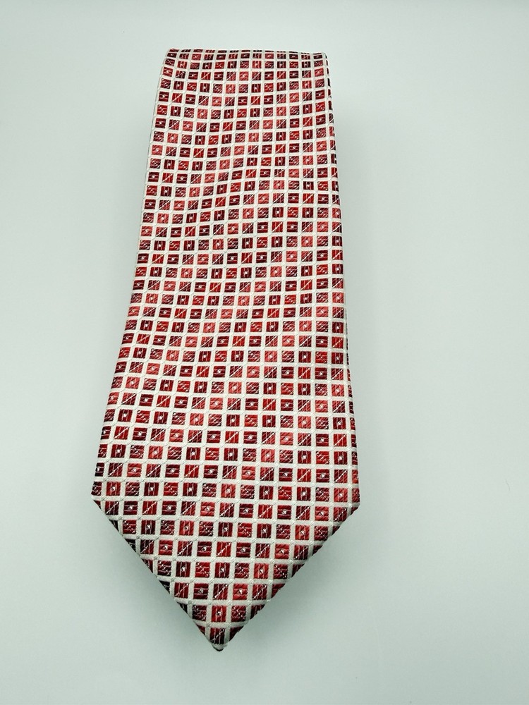 Men’s Necktie Selon Tie White Red
