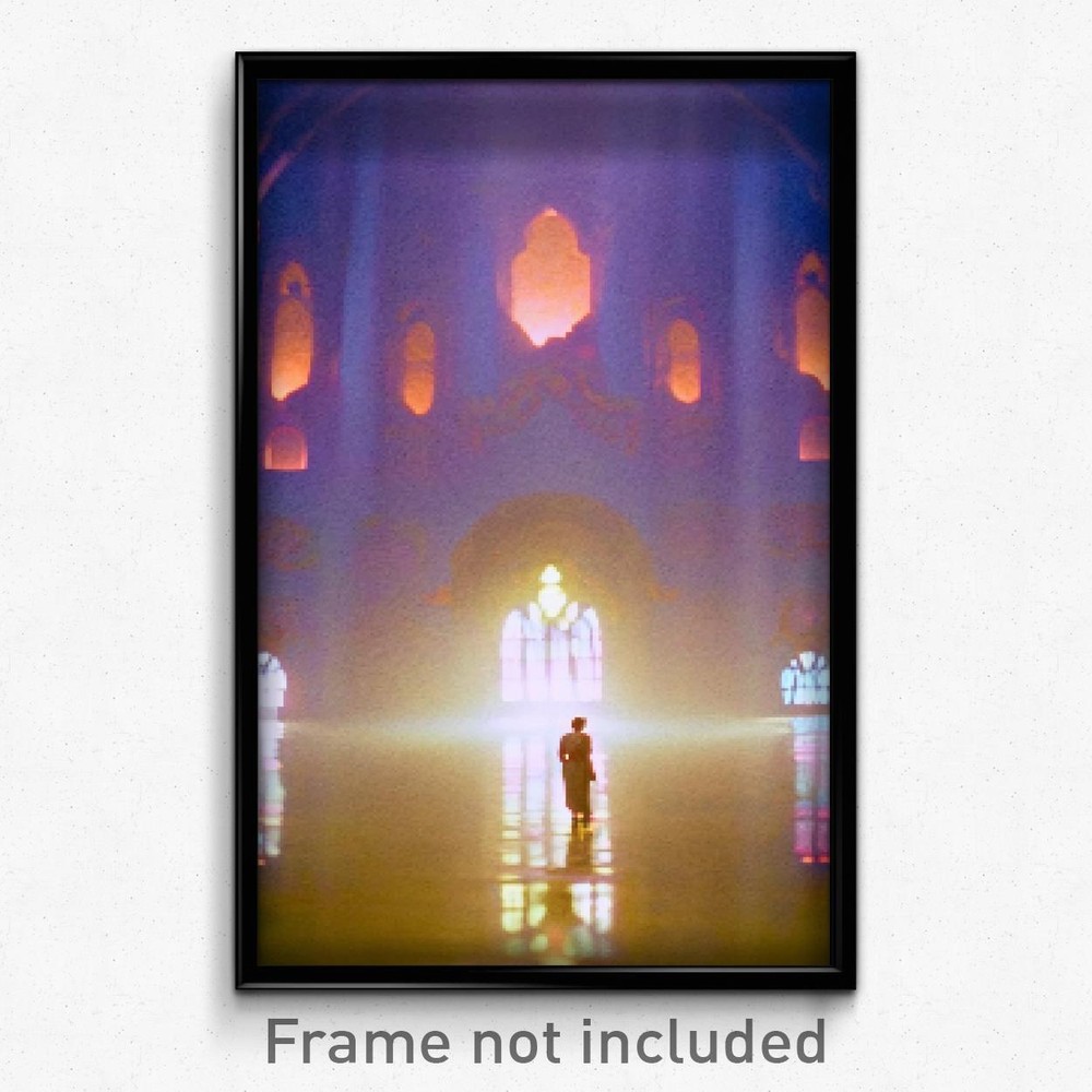 8-Bit Psychedelic Pixel Art Poster - Trippy Video Game Tableau Print