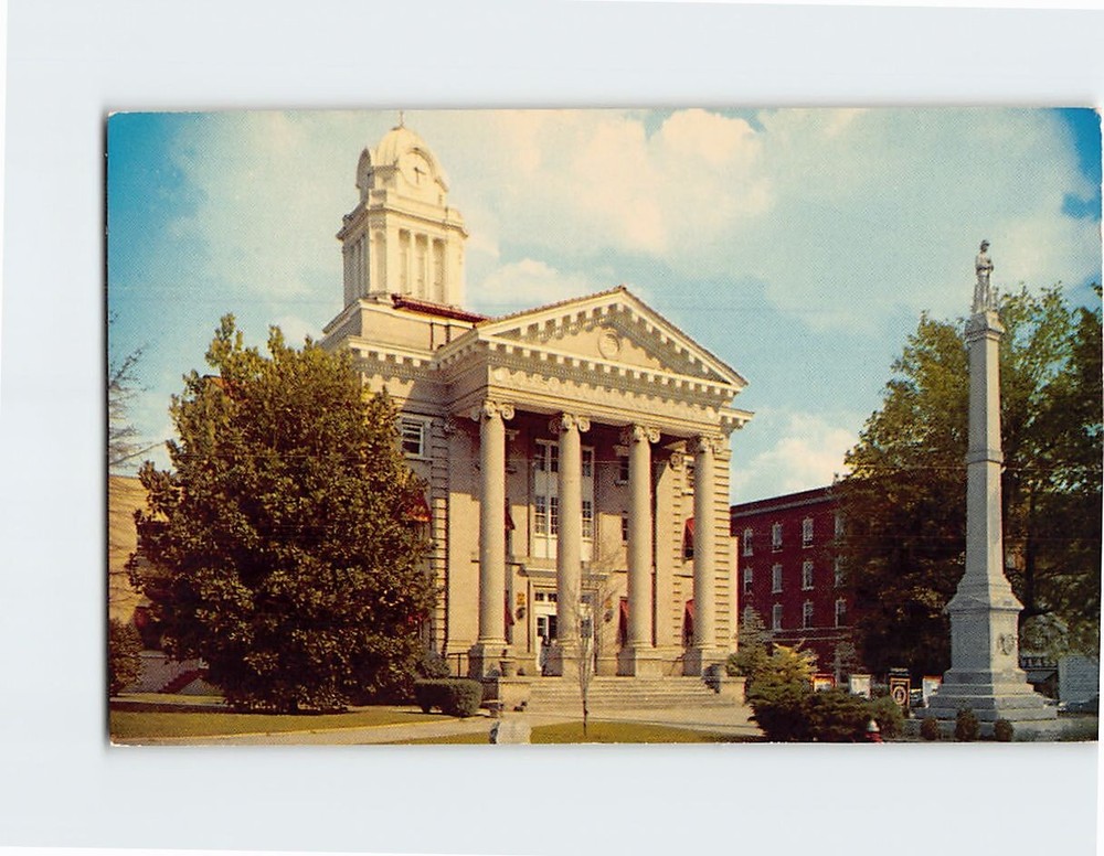 Postcard Robeson County Court House Lumberton North Carolina USA