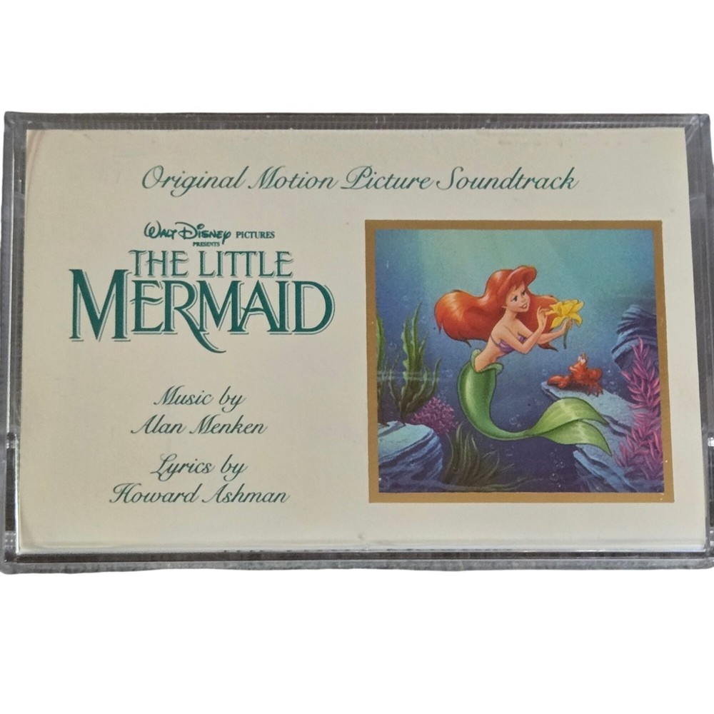 Disney The Little Mermaid Original Motion Picture Soundtrack Cassette Tape 1989