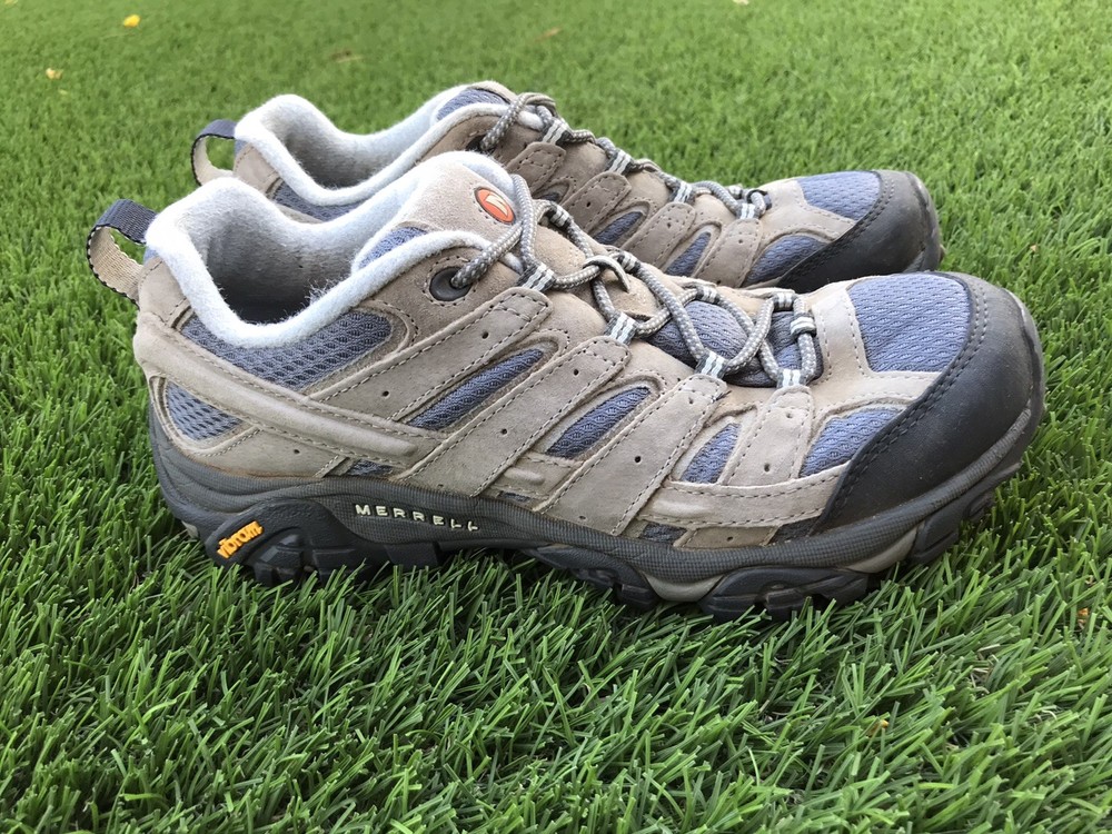 Merrell Moab 2 Ventilator Womens Smoke Gray Blue Outdoor Hiking Shoes SZ 7.5