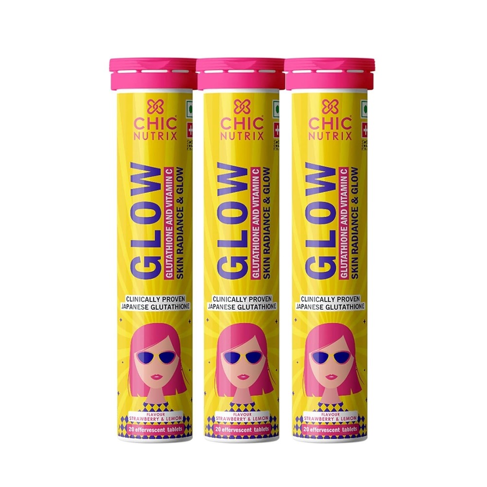 Chicnutrix Glow 500mg Japanese Glutathione & Vit. C Tablets Skin Glow & Radiance