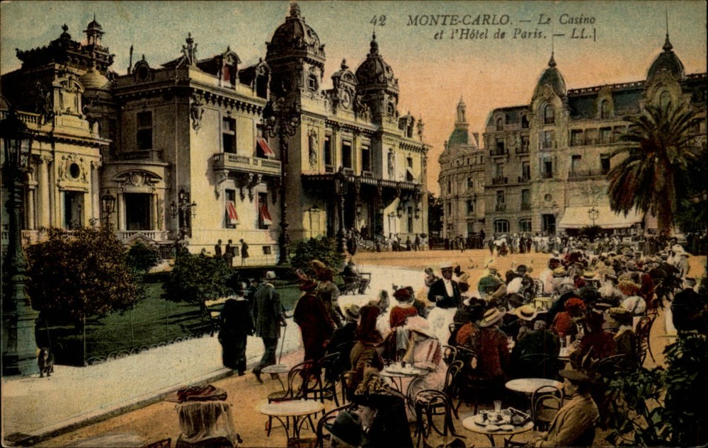 Casino Monte Carlo Monaco vintage postcard s983
