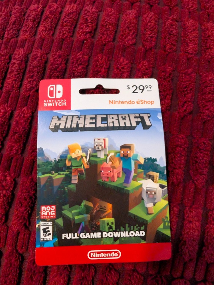 [NEW] Minecraft - Full game  - Nintendo Switch - Digital Code, Unreedemed