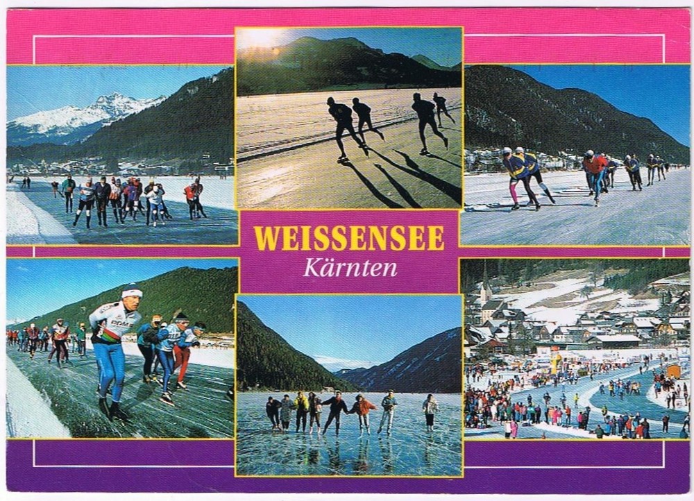 Postcard Weissensee Karnten Austria