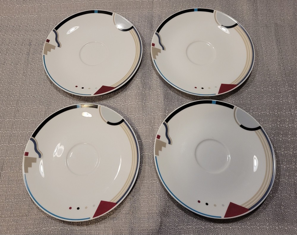 Studio Nova Attitudes Saucer Plate x 4