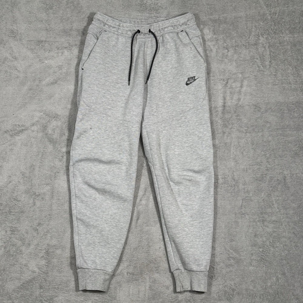 Nike Tech Fleece Joggers Mens Small Gray Tapered Sweatpants Casual CU4495-063