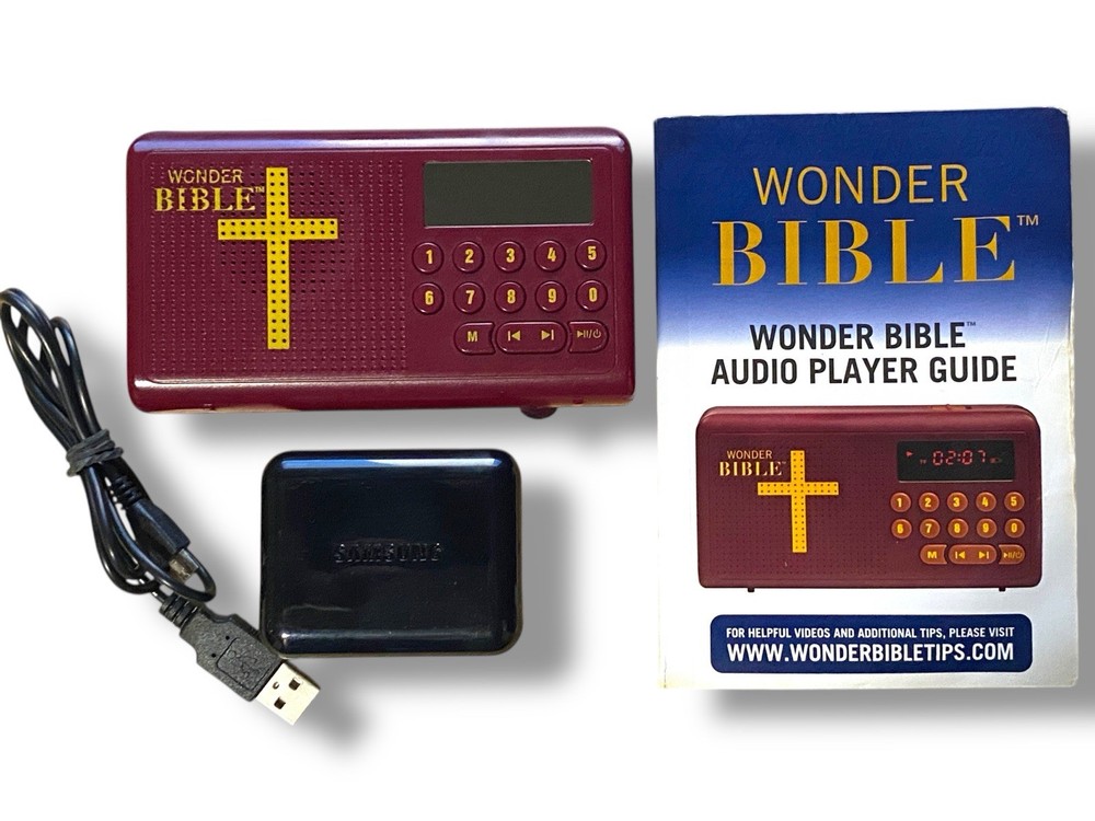 Wonder Bible-KJV-Talking Audio Bible Player King James Version Rechargeable
