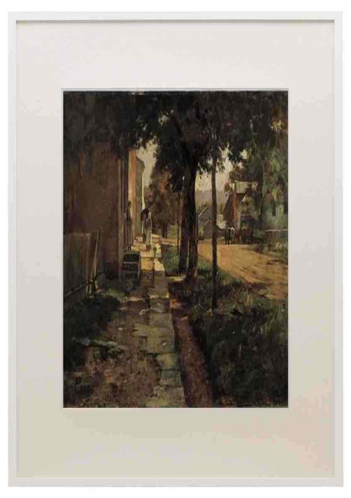 Steele Street In Vernon A3 A4 Framed Print Picture