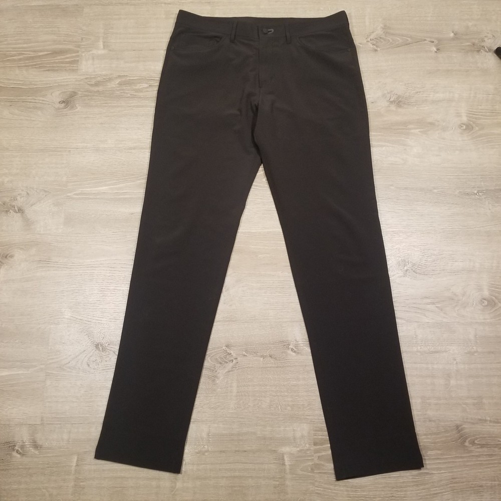 Public Rec Gamechanger Pants Mens 34x36 Black Five Pocket Performance Chino