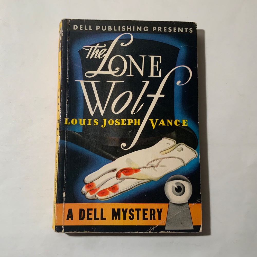 The Lone Wolf by Louis Joseph Vance 1943 Dell Mapback #10, 1st pr. Very Good+