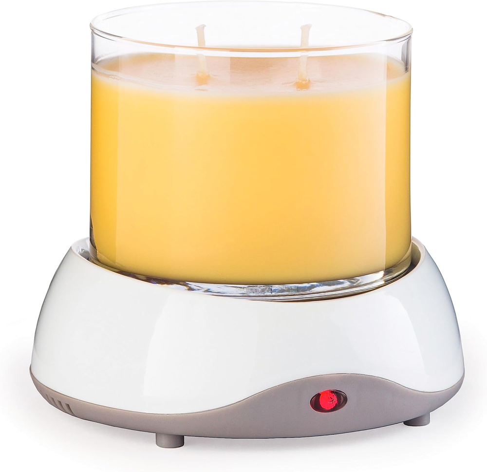 Modern White Plug-In ETC Auto Shutoff Candle Warmer Plate for Wax Melting