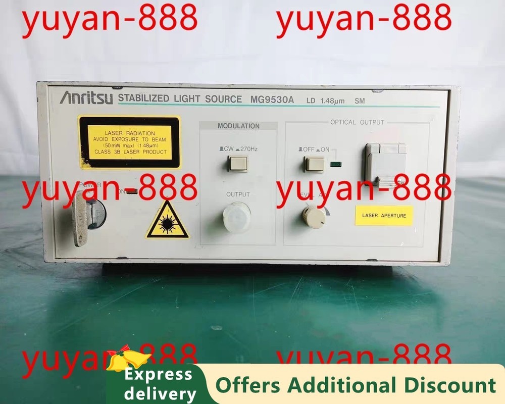1PC used Anritsu MG9530A Stabilized Light Source by DHL/Fedex P2550D YL