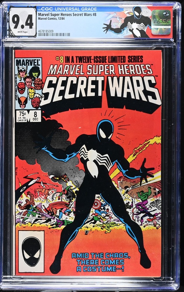 Marvel Super Heroes Secret Wars #8 CGC 9.4 Vol 1 Origin of the Venom Symbiote