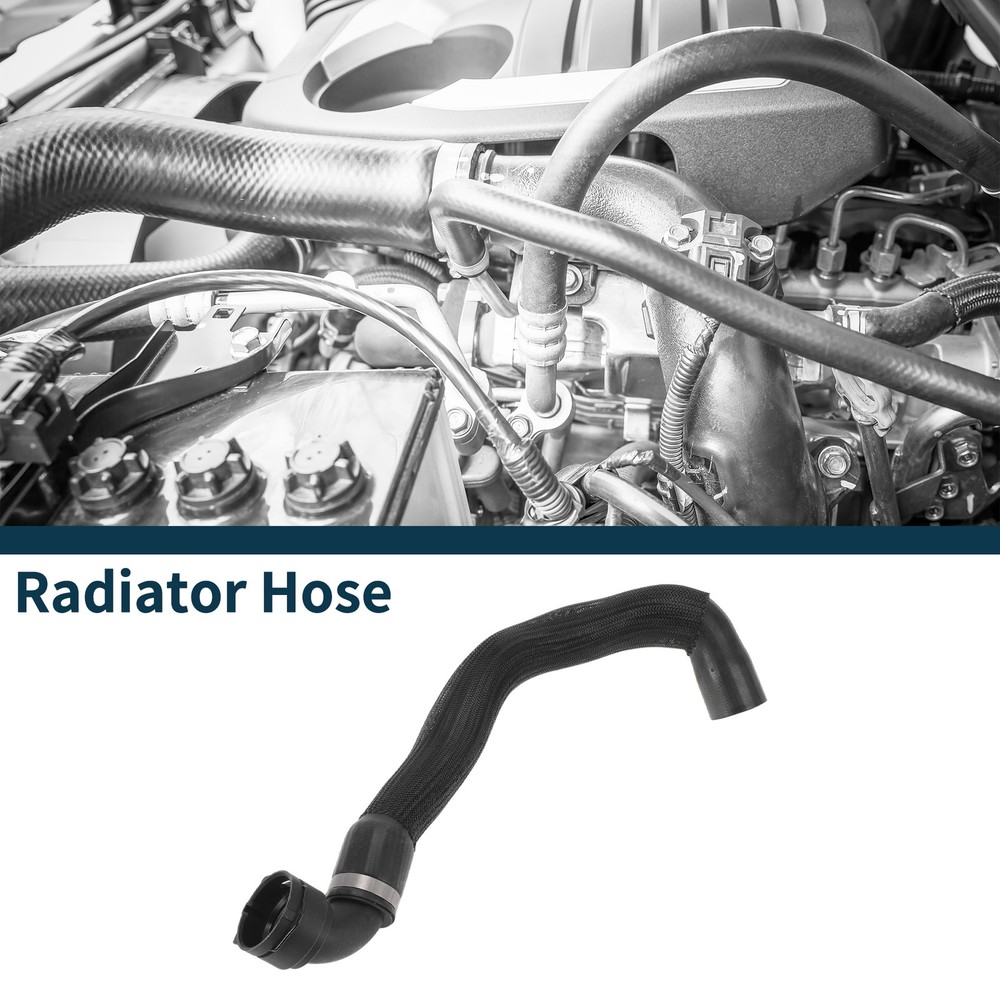 Volvo XC90 2016-2021 Upper Radiator Hose Water Pipe 31439753 Black Rubber Replacement
