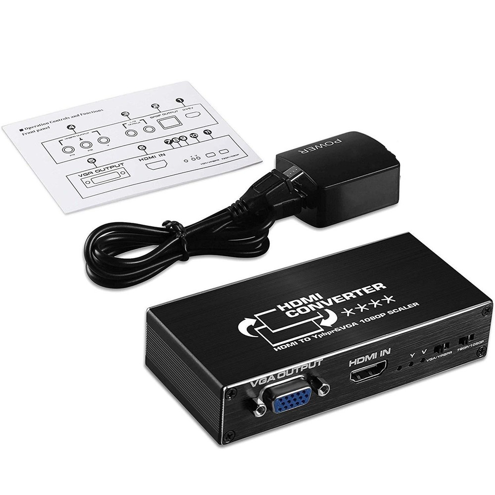 HDMI to RGB YPbPr Converter 1080P with Audio Support