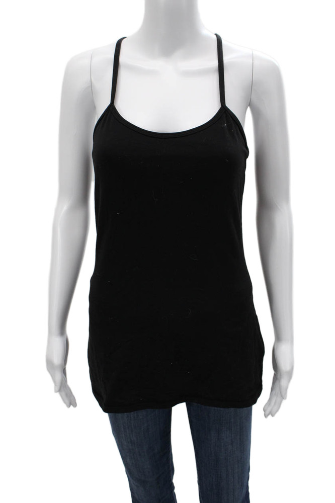 Lululemon Women Camisole Black Nylon Round Neck Sleeveless Size SFree Shipping in US $100+ Orders | $6.95 Orders Below
