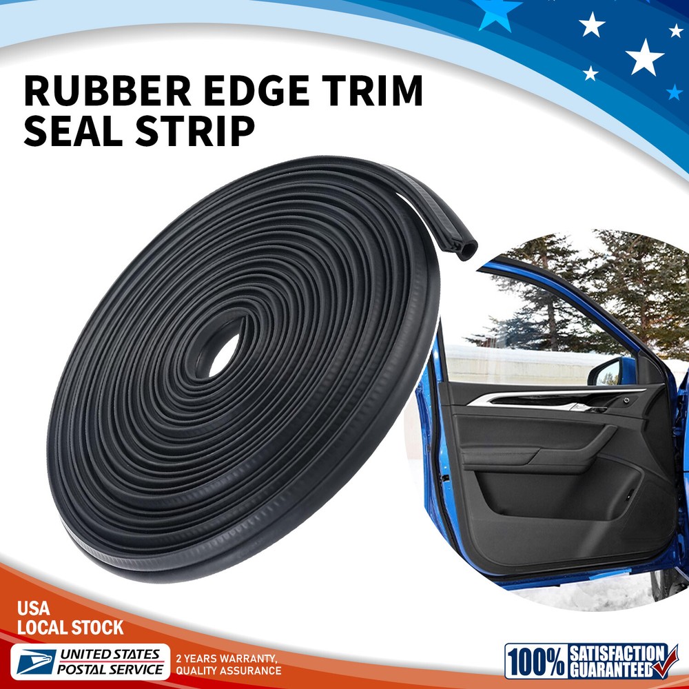 13FT U Shape Rubber Car Seal Strip Hood Door Trunk Edge Trim For 1998-2020 Ford