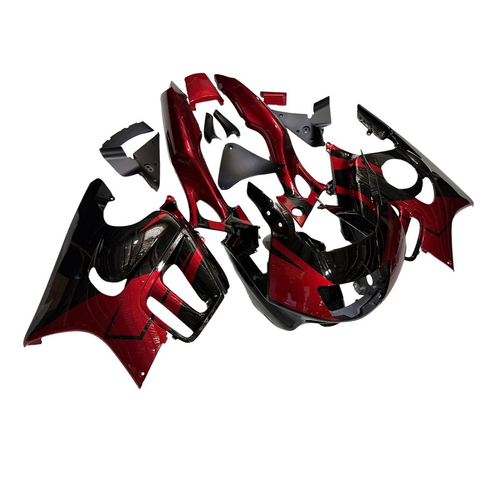 Black Red Plastic Bodywork Kit For Honda CBR600 F3 1997 1998 97 98 ABS Fairings