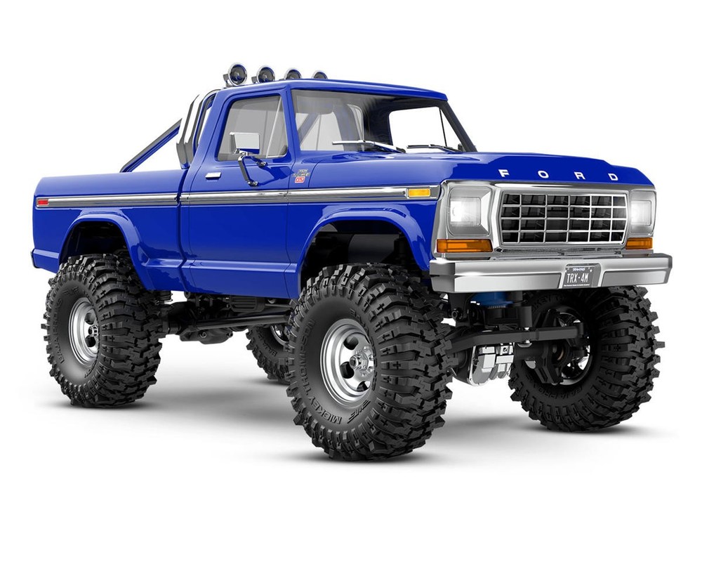 Traxxas TRX-4M 1/18 High Trail Edition Micro Rock Crawler w/Ford F-150 Body(Blue) & TQ 2.4GHz Radio