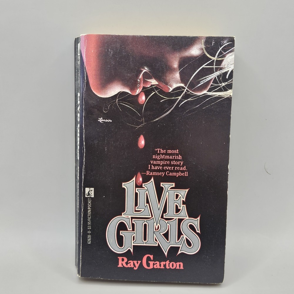 Vintage 1987 Horror Paperback “LIVE GIRLS” by Ray Garton 1st Printing