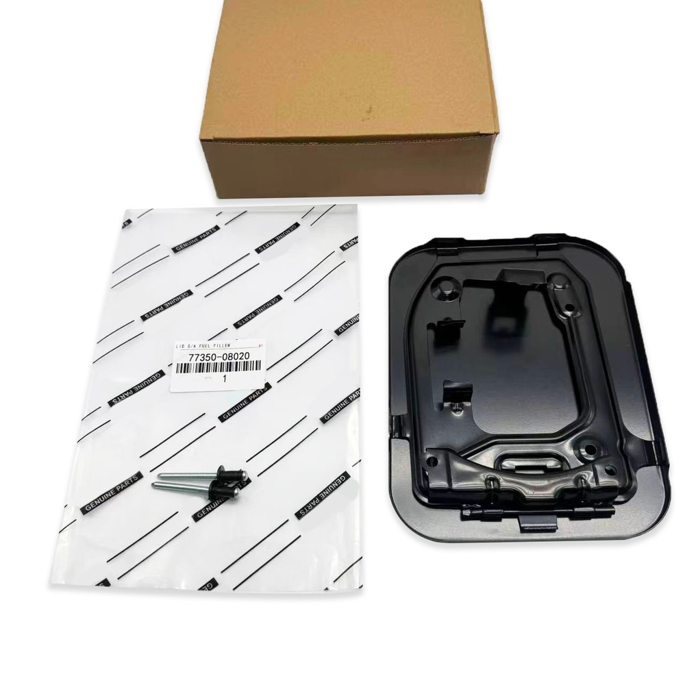 77350-08020 Fuel Filler Tank Cover Door Lid Gas Cap For 2011-19 Toyota Sienna