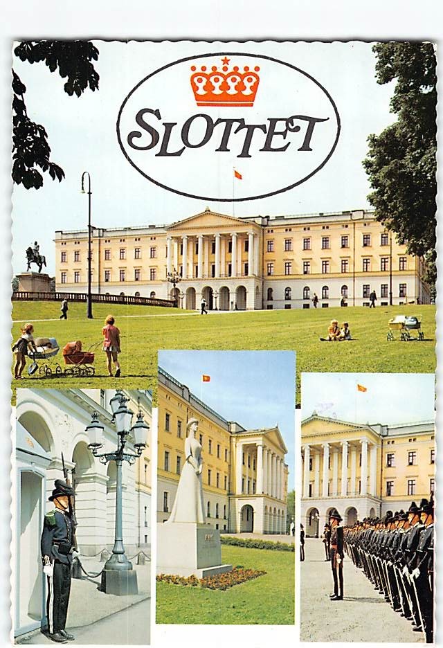 Postcard The Royal Castle Slottet Oslo Norway