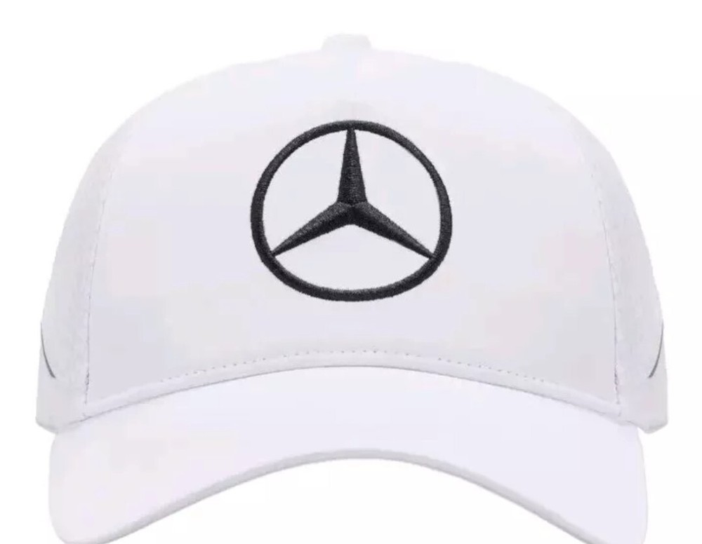 Mercedes AMG Petronas F1 2022 Team George Russell Baseball Hat Cap WHITE - NEW