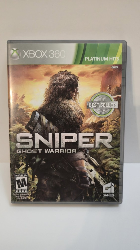 Sniper: Ghost Warrior (Microsoft Xbox 360, 2010) CIB Complete in Box Tested Work