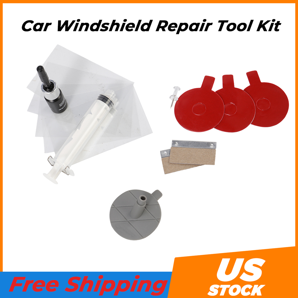 Car Windshield Repair Tool Set Wind Glass For Chip Crack Fix
