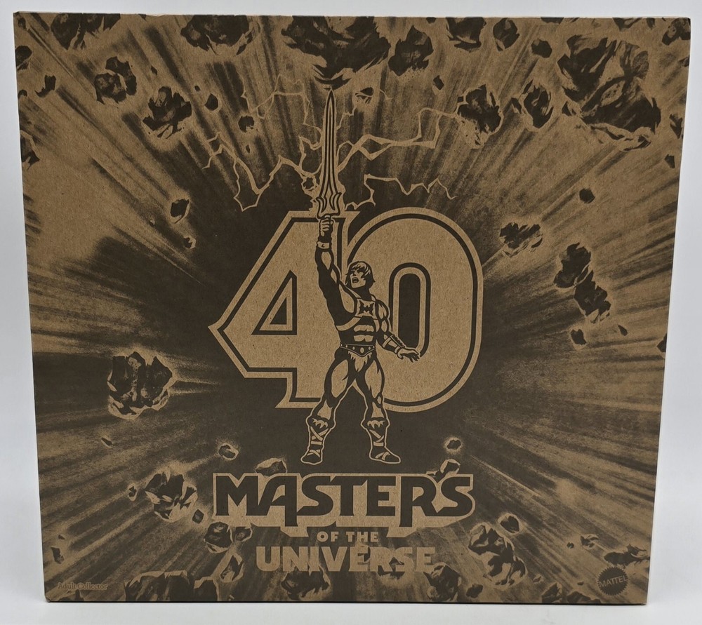 40th Anniversary Masters of the Universe He-Man 4-Era Collectible Figure Box