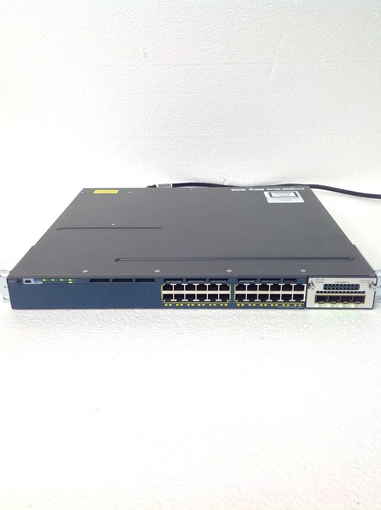 Cisco Catalyst 3560-X Series PoE+ Ethernet Switch WS-C3560X-24P-L w/ C3KX-NM-1G