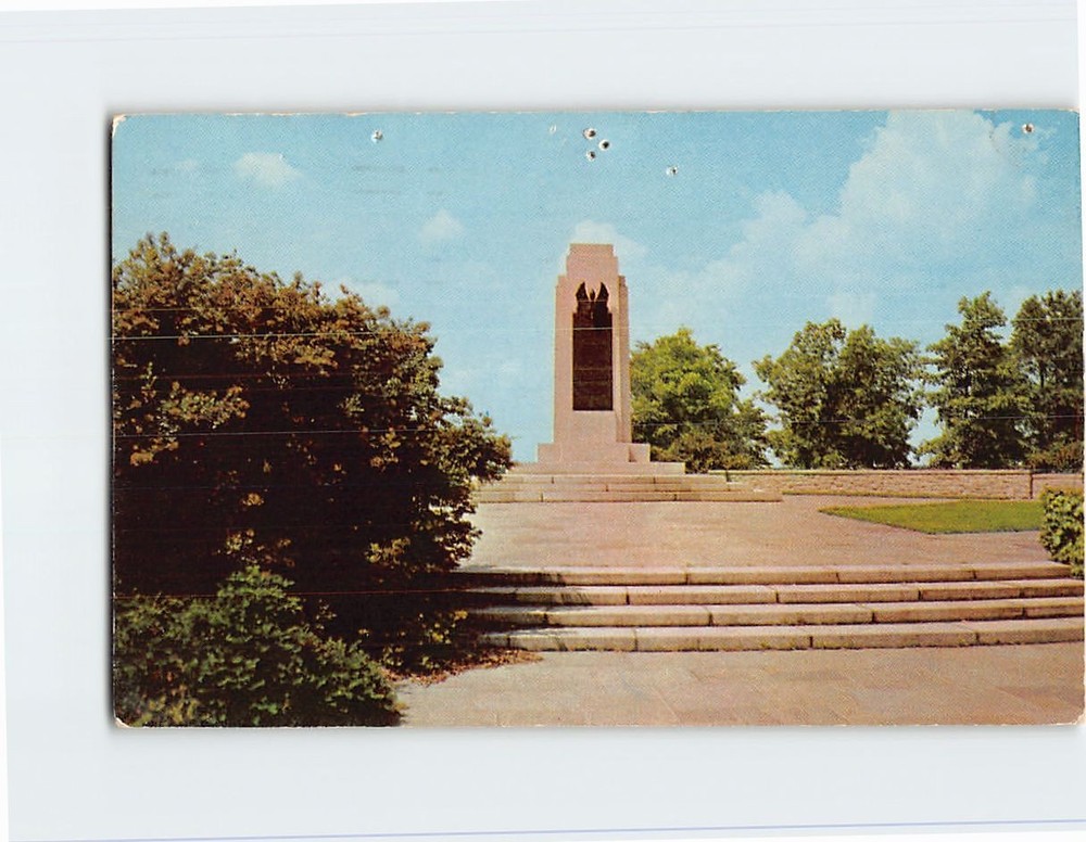 Postcard Wright Brothers Memorial Dayton Ohio USA