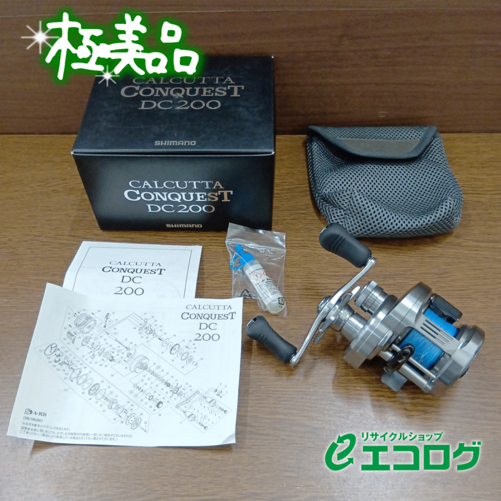Shimano 19 Calcutta Conquest DC 200 Right Handle Baitcasting Reel JDM Mint