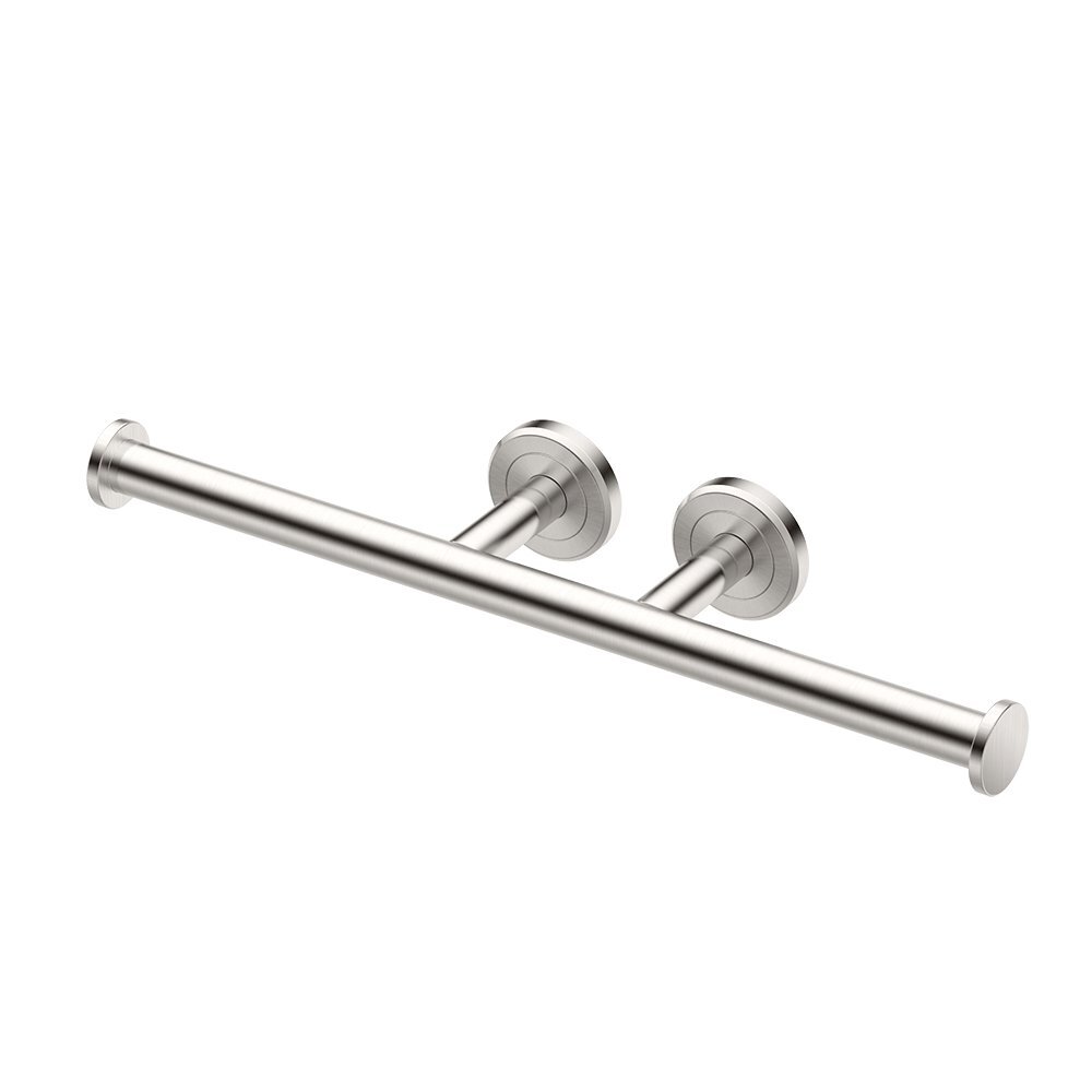 Gatco 4293A Latitude II Double Tissue Holder Satin Nickel